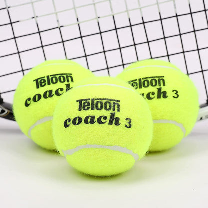 Pressure Training Tennis Balls-12 or 18 Count-Mesh Carry Bag，4 Colors Available，Pressureless Training Exercise Tennis Balls for Beginners.